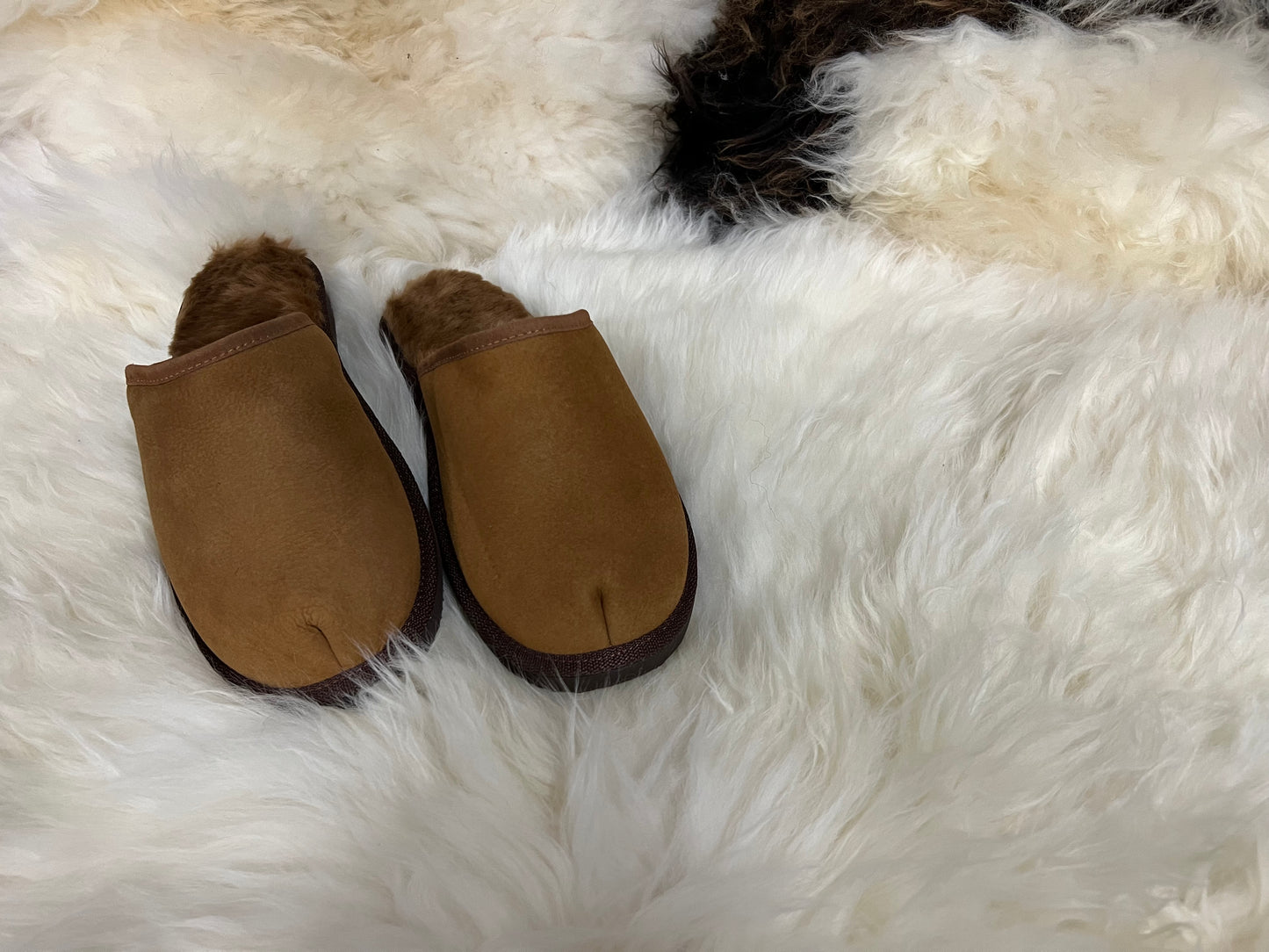 Lamsvacht Instap Pantoffels Heren