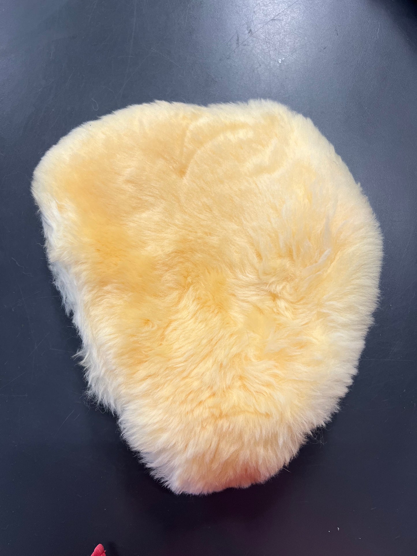 Bicycle saddle covers made of sheepskin