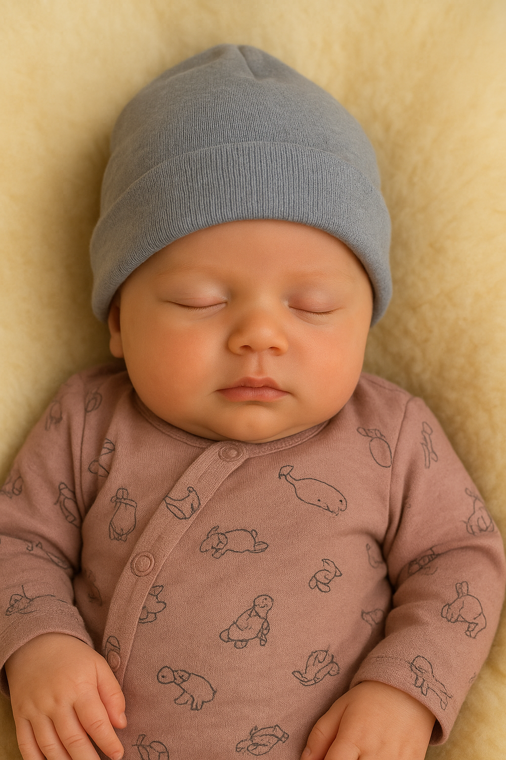 Merinowollen baby mutsjes - kriebelvrij